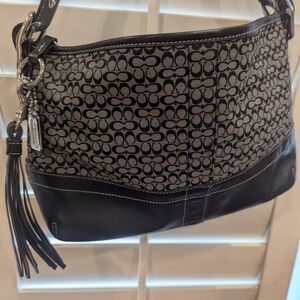 Excellent ConditionCoach Black and Gray Women's Bag